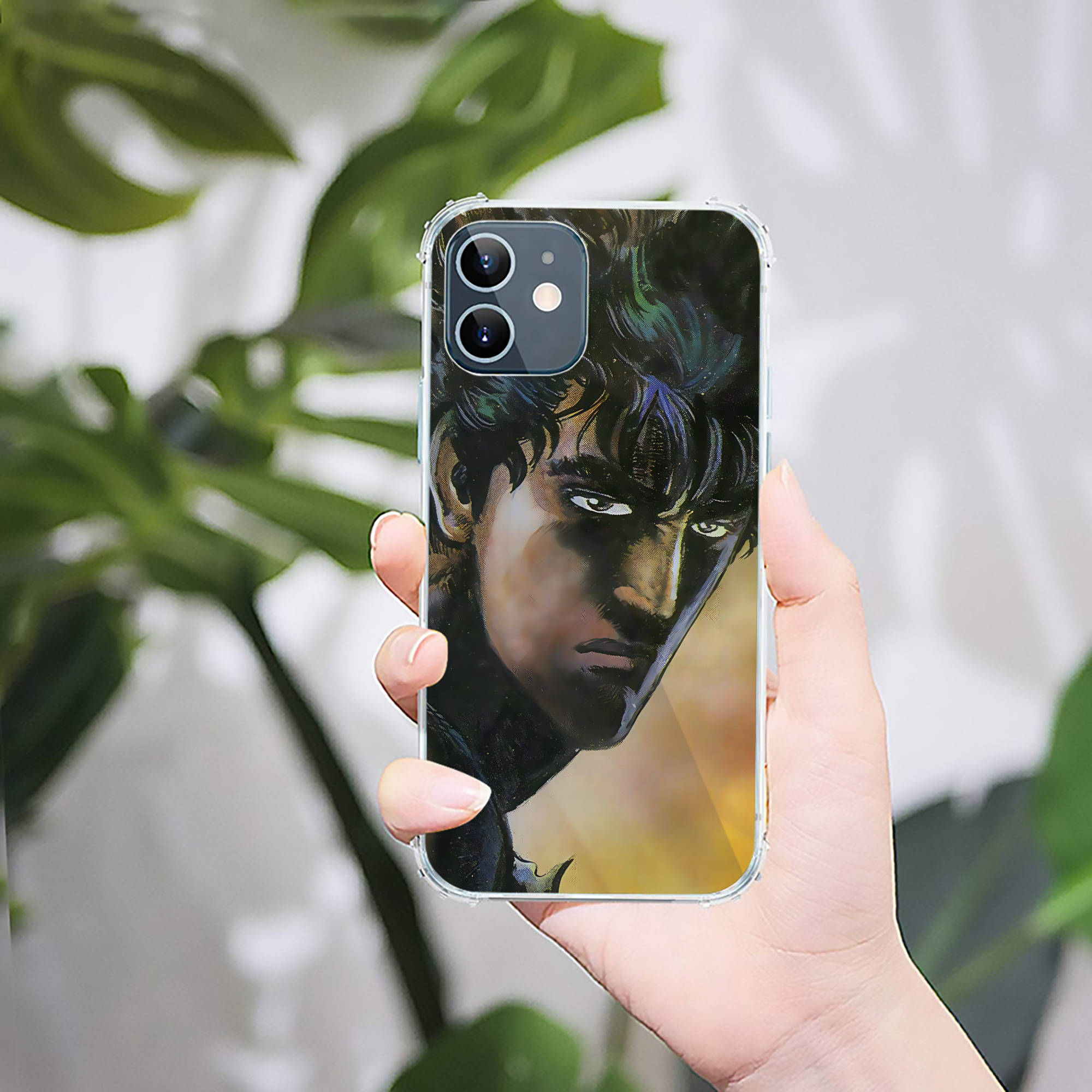 （画像用） 北斗の拳 Fist of the North Star 【iPhone 12シリーズ対応】透明スマホケース（クリアソフトケース）